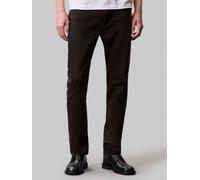 Slim-fit-Jeans CALVIN KLEIN JEANS "SLM TPR", Herren, Gr. 34, Länge 34, ck essential schwarz, Denim/Jeans, Obermaterial: 98% Baumwolle, 2% Elasthan, unifarben, casual, slim fit lang, Jeans, Mit Gürtels
