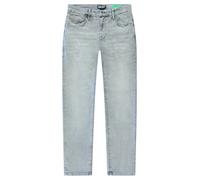 Slim-fit-Jeans CARS JEANS "Jeans Bates", Herren, Gr. 32, Länge 32, blau (blau grau), Denim/Jeans, Obermaterial: 83% Baumwolle, 16% Polyester, 1% Elasthan, Abriebeffekte, slim fit knöchellang, Jeans Sl