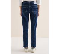 Slim-fit-Jeans CECIL, Damen, Gr. 27, Länge 30, mid blau used wash, Jeans, 89% Baumwolle, 8% Polyester, 3% Elasthan, unifarben, lang, Jeans, High Waist (74381757-27) mid blau used wash