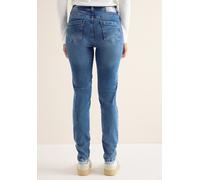 Slim-fit-Jeans CECIL, Damen, Gr. 30, Länge 30, light blau washed, Jeans, 98% Baumwolle, 2% Elasthan, unifarben, lang, Jeans Slim-fit-Jeans, High Waist (64585547-30) light blau washed