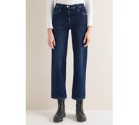 Cecil Damen Wide Leg Jeans in Blau, Gr: 31