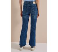 Slim-fit-Jeans CECIL, Damen, Gr. 32, Länge 28, dunkelblau wash, Jeans, 78% Baumwolle, 20% Polyester, 2% Elasthan, unifarben, lang, Jeans Slim-fit-Jeans, 5-Pocket-Style (97728119-32) dunkelblau wash
