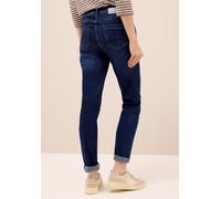 Slim-fit-Jeans CECIL, Damen, Gr. 32, Länge 32, blau (mid blau used wash), Jeans, 78% Baumwolle, 20% Polyester, 2% Elasthan, unifarben, lang, Jeans Slim-fit-Jeans, High Waist (53037163-32) mid blau use