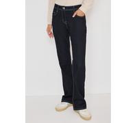 Slim-fit-Jeans CECIL, Damen, Gr. 34, Länge 32, schwarz (rinsed wash), Jeans, 75% Baumwolle, 23% Polyester, 2% Elasthan, unifarben, lang, Jeans Slim-fit-Jeans, 5-Pocket-Style (65975330-34) rinsed wash