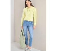 Slim-fit-Jeans CECIL, Damen, Gr. 36, Länge 28, blau (light blau washed), Jeans, 78% Baumwolle, 20% Polyester, 2% Elasthan, unifarben, knöchelfrei, Jeans Slim-fit-Jeans, High Waist (84453256-36) light 