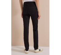 Slim-fit-Jeans CECIL, Damen, Gr. 36, Länge 32, schwarz, Jeans, 89% Baumwolle, 9% Polyester, 2% Elasthan, unifarben, lang, Jeans Slim-fit-Jeans, High Waist (74834444-36) schwarz