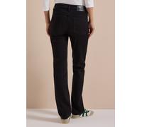 Slim-fit-Jeans CECIL, Damen, Gr. 38, Länge 28, schwarz, Jeans, 89% Baumwolle, 9% Polyester, 2% Elasthan, unifarben, lang, Jeans Slim-fit-Jeans, 5-Pocket-Style (28492443-38) schwarz