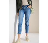 Slim-fit-Jeans CECIL "Style Scarlett", Damen, Gr. 31, Länge 26, blau (light blau washed), Denim/Jeans, Obermaterial: 78% Baumwolle, 20% Polyester, 2% Elasthan. Futter: 52% Polyester, 48% Baumwolle, un