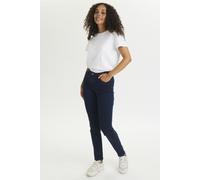 Kaffe Damen Women' s Skinny Slim Fit High Waist Trousers Strechy Jeans, Dark Blue Denim, 34