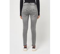 Slim-fit-Jeans GANG "94MARGE", Damen, Gr. 26, N-Gr, grau stone, Denim/Jeans, Obermaterial: 98% Baumwolle, 2% Elasthan, unifarben, slim fit lang, Jeans Slim-fit-Jeans, mit besonderem 4-Knopf-Verschluss