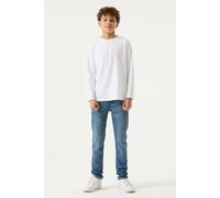 Slim-fit-Jeans GARCIA "Tavio", Jungen, Gr. 176, N-Gr, blau (medium used), Denim/Jeans, Obermaterial: 99% Baumwolle, 1% Elasthan, slim fit, Jeans Slim-fit-Jeans, for BOYS (92770005-176) medium used