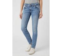 Slim-fit-Jeans HERRLICHER "Touch Slim Denim", Damen, Gr. 26, Länge 30, after rain, Denim/Jeans, Obermaterial: 78% Baumwolle, 19% Polyester, 3% Elasthan, skinny fit lang, Jeans Slim-fit-Jeans, mit beso