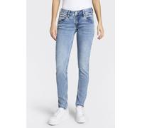 Slim-fit-Jeans HERRLICHER "Touch Slim Denim", Damen, Gr. 32, Länge 32, after rain, Denim/Jeans, Obermaterial: 78% Baumwolle, 19% Polyester, 3% Elasthan, skinny fit lang, Jeans Slim-fit-Jeans, mit beso