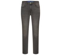 Slim-fit-Jeans HUGO BLUE "Ash", Herren, Gr. 36, Länge 32, dunkelgrau023, Denim/Jeans, Obermaterial: 99% Baumwolle, 1% Elasthan, unifarben, slim fit lang, Jeans Slim-fit-Jeans, mit Stone-washed-Finish