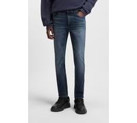 Slim-fit-Jeans HUGO BLUE "Zane", Herren, Gr. 33, Länge 32, blau (dunkelblau406), Denim/Jeans, Obermaterial: 99% Baumwolle, 1% Elasthan, unifarben, slim fit lang, Jeans Slim-fit-Jeans, extra slim fit (