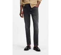 Slim-fit-Jeans HUGO "HUGO 734", Herren, Gr. 36, Länge 34, grau (dunkelgrau023), Denim/Jeans, Obermaterial: 61% Baumwolle, 38% Lyocell, 1% Elasthan, unifarben, slim fit lang, Jeans Slim-fit-Jeans, aus
