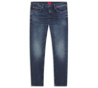 Slim-fit-Jeans HUGO "HUGO 734", Herren, Gr. 38, Länge 34, blau, Denim/Jeans, Obermaterial: 99% Baumwolle, 1% Elasthan, slim fit lang, Jeans Slim-fit-Jeans, aus Stretch-Denim, extra schmal (39610050-38