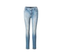 Slim-fit-Jeans JOOP "Sol", Damen, Gr. 25, Länge 30, blau (bright blau), Denim/Jeans, Obermaterial: 87% Baumwolle, 11% Polyester, 2% Elasthan, clean, unifarben, slim fit lang, Jeans Slim-fit-Jeans, mit