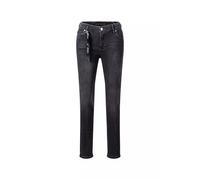 Slim-fit-Jeans JOOP "Sol", Damen, Gr. 25, Länge 30, dunkelgrau, Denim/Jeans, Obermaterial: 68% Baumwolle, 15% Modal, 15% Polyester, 2% Elasthan, clean, unifarben, slim fit lang, Jeans Slim-fit-Jeans,