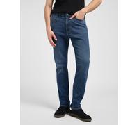 Slim-fit-Jeans LEE "Extrem Motion Slim", Herren, Gr. 36, Länge 34, astro blau, Denim/Jeans, Obermaterial: 77% Baumwolle, 21% Polyester, 2% Elasthan, casual, schmal lang, Jeans, Extreme Motion Stretchw