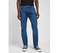 Slim-fit-Jeans LEE "Legendary Slim", Herren, Gr. 34, Länge 34, blau (indy), Obermaterial: 99% Baumwolle, 1% Elasthan, schmal lang, Jeans Slim-fit-Jeans (24151040-34) indy