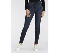 Slim-fit-Jeans LEVI'S "311 SHAPING SKINNY", Damen, Gr. 27, Länge 28, blau (schwarz indigo), Denim/Jeans, Obermaterial: 60% Baumwolle, 23% Viskose, 16% Polyester, 1% Elasthan, skinny fit lang, Jeans Sl