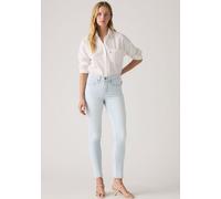 Slim-fit-Jeans LEVI'S "311 Shaping Skinny", Damen, Gr. 30, Länge 28, glance around, Denim/Jeans, Obermaterial: 80% Baumwolle, 19% Polyester, 1% Elasthan, skinny fit lang, Jeans, im 5-Pocket-Stil, Tops