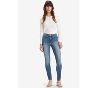 Slim-fit-Jeans LEVI'S "311 Shaping Skinny", Damen, Gr. 33, Länge 30, blau (smudged line), Denim/Jeans, Obermaterial: 80% Baumwolle, 14% Polyester, 6% Elasthan, casual, skinny fit lang, Jeans, im 5-Poc