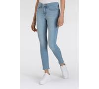 Slim-fit-Jeans LEVI'S "311 SHAPING SKINNY", Damen, Gr. 33, Länge 30, blau (up and away), Denim/Jeans, Obermaterial: 80% Baumwolle, 19% Polyester, 1% Elasthan, skinny fit lang, Jeans Slim-fit-Jeans, im