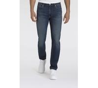 Slim-fit-Jeans LEVI'S "511 SLIM", Herren, Gr. 34, Länge 32, blau (world view), Denim/Jeans, Obermaterial: 99% Baumwolle, 1% Elasthan, slim fit lang, Jeans Slim-fit-Jeans, mit Stretch (66541827-34) wor