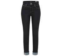 Slim-fit-Jeans MAC "RICH SLIM", Damen, Gr. 48, Länge 28, fashion rinsed, Denim/Jeans, Obermaterial: 71% Baumwolle, 16% Polyester, 11% Lyocell, 2% Elasthan, unifarben, slim fit lang, Jeans Slim-fit-Jea