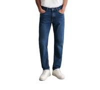 Slim-fit-Jeans MARC O'POLO DENIM "aus hochwertigem Bio-Baumwolle-Mix", Herren, Gr. 29, Länge 30, blau (dunkelblau), Obermaterial: 99% Baumwolle, 1% Elasthan. Futter: 65% Polyester, 35% Baumwolle, unif