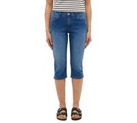 Slim-fit-Jeans MUSTANG "Damen Style Capri", Damen, Gr. 29, 601 mittelblau, Denim/Jeans, 92% Baumwolle, 6% Elastomultiester, 2% Elasthan, unifarben, slim fit, Jeans Slim-fit-Jeans (18022655-29) 601 mit