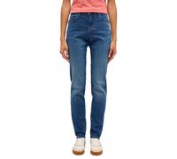 Slim-fit-Jeans MUSTANG "Damen Style Crosby Relaxed Slim", Damen, Gr. 29, Länge 30, blau 701, 99% Baumwolle, 1% Elasthan, unifarben, slim fit, Jeans Slim-fit-Jeans (39361305-29) blau 701