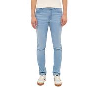 Slim-fit-Jeans MUSTANG "Damen Style Rebecca Slim", Damen, Gr. 29, Länge 30, 402 mittelblau, Denim/Jeans, 84% Baumwolle, 14% Polyester, 2% Elasthan, unifarben, slim fit, Jeans Slim-fit-Jeans (47375122-