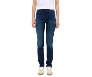 Slim-fit-Jeans MUSTANG "Damen Style Shelby Slim", Damen, Gr. 30, Länge 30, blau (802 dunkelblau), Denim/Jeans, 90% Baumwolle, 6% Polyester, 4% Elasthan, unifarben, slim fit, Jeans Slim-fit-Jeans (2364