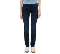 Slim-fit-Jeans MUSTANG "Damen Style Shelby Slim", Damen, Gr. 30, Länge 32, blau (801 blau), Denim/Jeans, 98% Baumwolle, 2% Elasthan, unifarben, slim fit, Jeans Slim-fit-Jeans (42249742-30) 801 blau