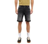 Slim-fit-Jeans MUSTANG "Herren Style Chicago Shorts Z", Damen, Gr. 30, 802 schwarz, Denim/Jeans, 80% Baumwolle, 18% Polyester, 2% Elasthan, unifarben, slim fit, Jeans Slim-fit-Jeans (43428533-30) 802 