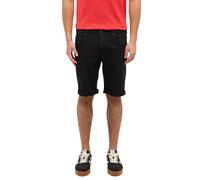 Slim-fit-Jeans MUSTANG "Herren Style Chicago Shorts Z", Damen, Gr. 30, 902 schwarz, Denim/Jeans, 80% Baumwolle, 18% Polyester, 2% Elasthan, unifarben, slim fit, Jeans Slim-fit-Jeans (75642851-30) 902