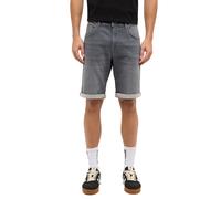 Slim-fit-Jeans MUSTANG "Herren Style Chicago Shorts Z", Herren, Gr. 33, 4136 schwarz, Denim/Jeans, 90% Baumwolle, 8% Polyester, 2% Elasthan, unifarben, slim fit, Jeans Slim-fit-Jeans (50867247-33) 413