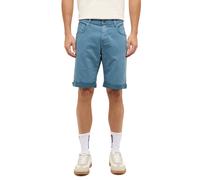 Slim-fit-Jeans MUSTANG "Herren Style Chicago Shorts Z", Damen, Gr. 33, 5180 hellblau, Denim/Jeans, 90% Baumwolle, 8% Polyester, 2% Elasthan, unifarben, slim fit, Jeans Slim-fit-Jeans (35774613-33) 518