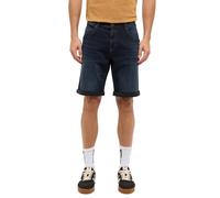 Slim-fit-Jeans MUSTANG "Herren Style Chicago Shorts Z", Herren, Gr. 33, 803 dunkelblau, Denim/Jeans, 86% Baumwolle, 13% Polyester, 1% Elasthan, unifarben, slim fit, Jeans Slim-fit-Jeans (65151447-33) 