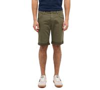 Slim-fit-Jeans MUSTANG "Herren Style Chicago Shorts Z", Herren, Gr. 33, grün (6421 olivgrün), Denim/Jeans, 90% Baumwolle, 8% Polyester, 2% Elasthan, unifarben, slim fit, Jeans Slim-fit-Jeans (64440924