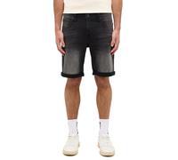 Slim-fit-Jeans MUSTANG "Herren Style Chicago Shorts Z", Herren, Gr. 38, 803 schwarz, Denim/Jeans, 80% Baumwolle, 18% Polyester, 2% Elasthan, slim fit, Jeans (81701662-38) 803 schwarz
