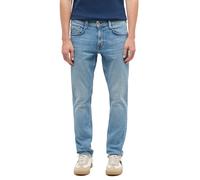 Slim-fit-Jeans MUSTANG "Herren Style Oregon Slim", Herren, Gr. 32, Länge 30, 412 mittelblau, Denim/Jeans, 99% Baumwolle, 1% Elasthan, unifarben, slim fit, Jeans Slim-fit-Jeans (20352638-32) 412 mittel