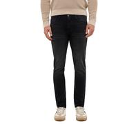 Slim-fit-Jeans MUSTANG "Herren Style Oregon Slim", Herren, Gr. 38, Länge 32, schwarz (803 schwarz), Denim/Jeans, 99% Baumwolle, 1% Elasthan, unifarben, slim fit, Jeans Slim-fit-Jeans (85821910-38)