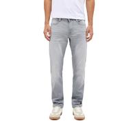 Slim-fit-Jeans MUSTANG "Herren Style Oregon Slim K", Damen, Gr. 32, Länge 30, 403 grau, 82% Baumwolle, 17% Polyester, 1% Elasthan, unifarben, slim fit, Jeans Slim-fit-Jeans (11880528-32) 403 grau
