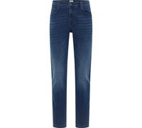 Slim-fit-Jeans MUSTANG "Herren Style Oregon Slim K", Herren, Gr. 34, Länge 30, blau (403 mittelblau), Denim/Jeans, 80% Baumwolle, 18% Polyester, 2% Elasthan, unifarben, slim fit, Jeans Slim-fit-Jeans