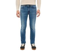 Slim-fit-Jeans MUSTANG "Herren Style Orlando Slim", Herren, Gr. 36, Länge 32, 673 mittelblau, Denim/Jeans, 99% Baumwolle, 1% Elasthan, slim fit, Jeans Slim-fit-Jeans (58166248-36)