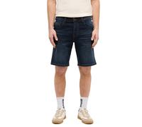 Slim-fit-Jeans MUSTANG "Herren Style Springfield Shorts", Herren, Gr. 32, blau (803 dunkelblau), Denim/Jeans, 86% Baumwolle, 13% Polyester, 1% Elasthan, unifarben, slim fit, Jeans Slim-fit-Jeans (3318